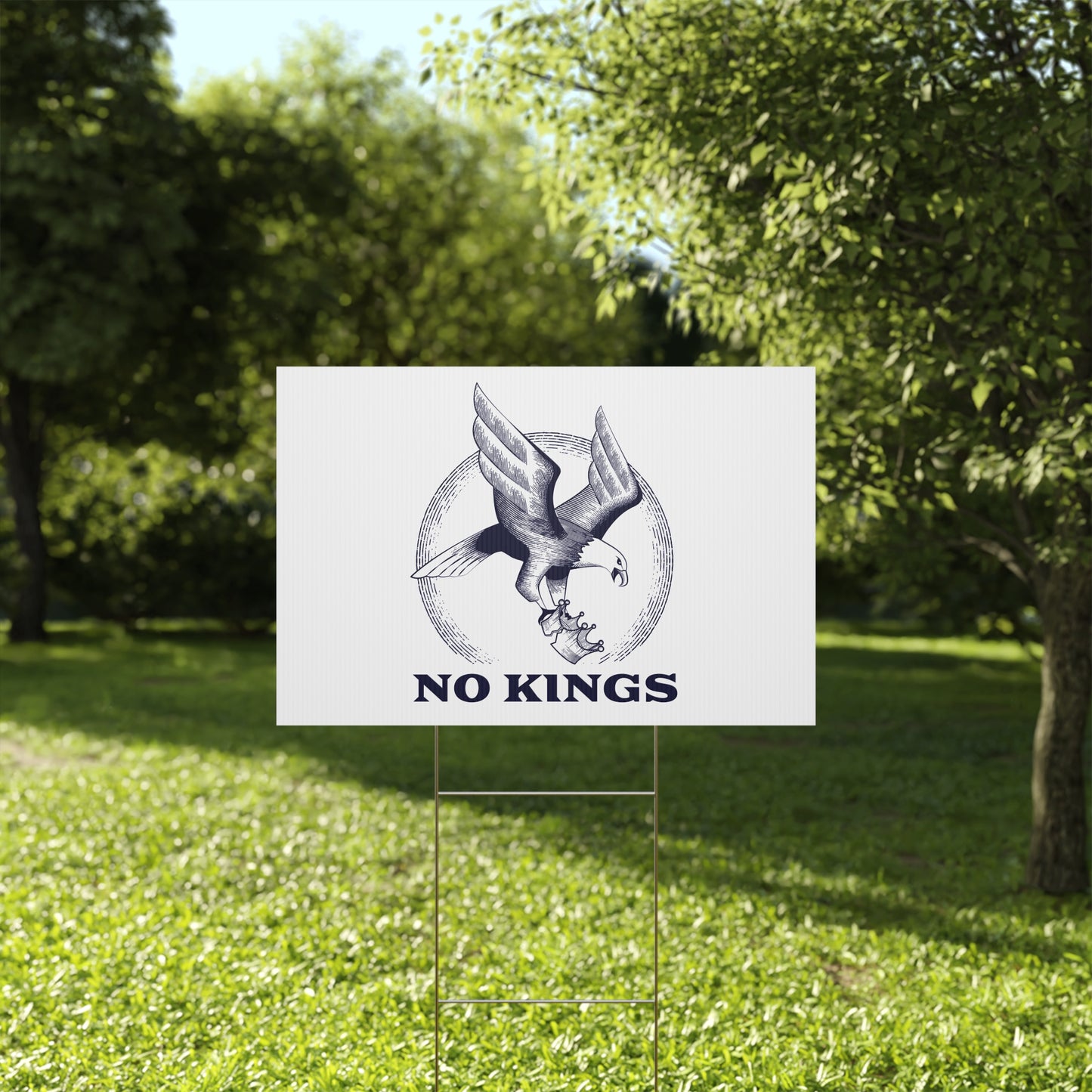 No Kings Sign