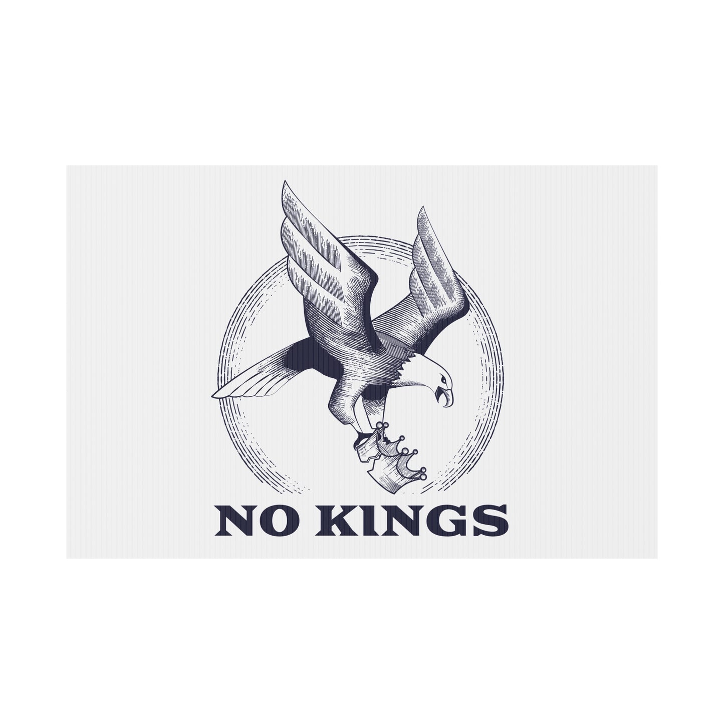 No Kings Sign