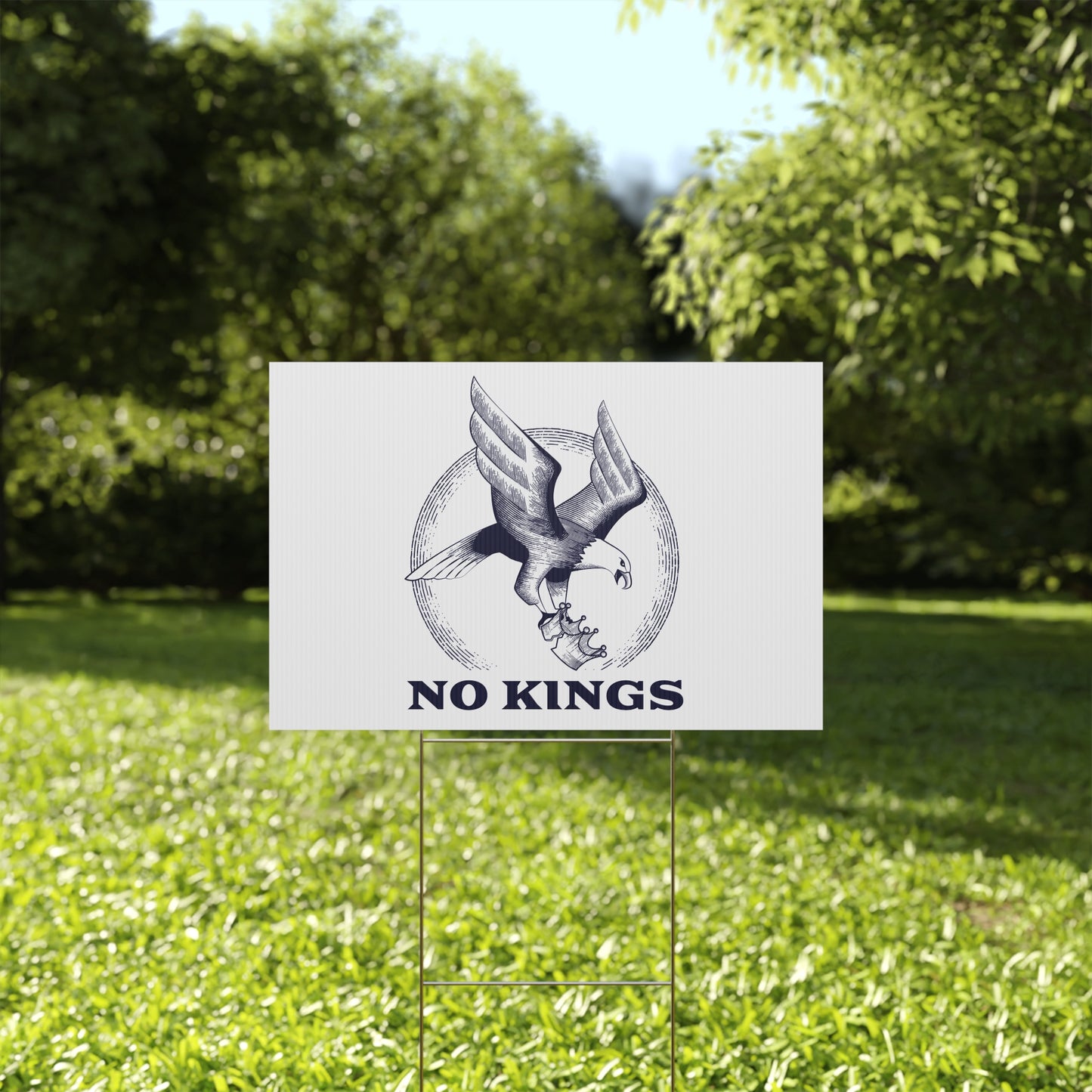 No Kings Sign